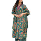 GoSriKi Women's Rayon Viscose Anarkali Printed Kurta with Palazzo & Dupatta