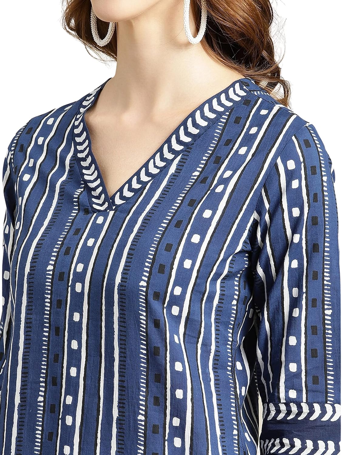 rytras Womens Cotton Straight Fit Printed Kurta